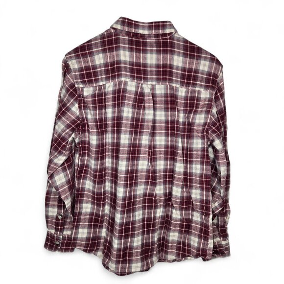 Woolrich Plaid Flannel Shirt Men's Work Style Patch Pocket Country Outdoor M - Picture 2 of 4